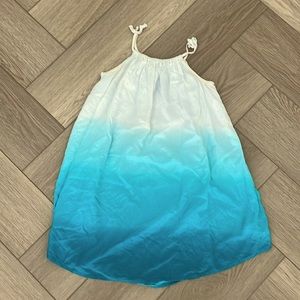 Old navy girls blue ombré dress